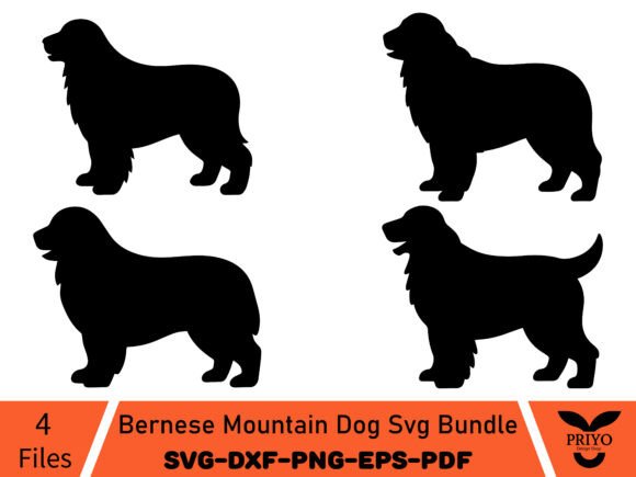 A Bernese Mountain Dog Graphic Bundle: The Mood of Crafted Warmth
