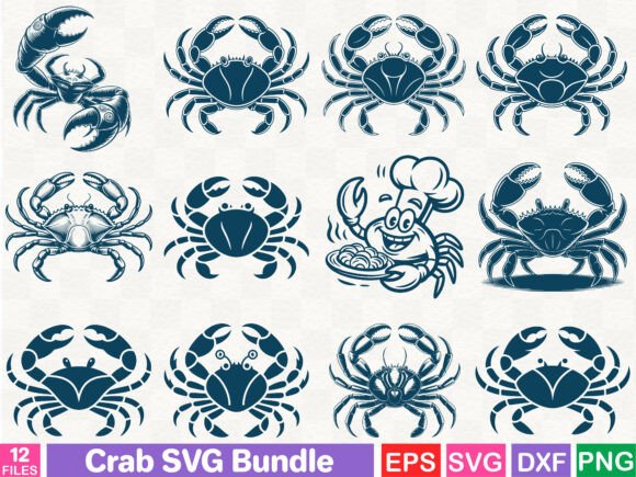 A Crab SVG Bundle Review: Essential Graphics for Coastal Crafting