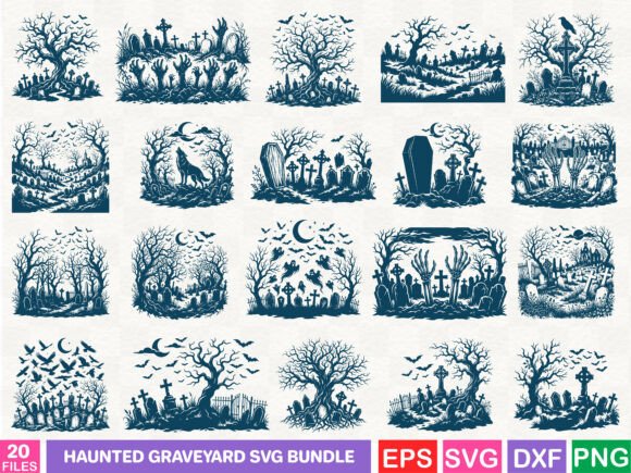 A Crafter’s Review of the Haunted Graveyard Graphic Design Bundle