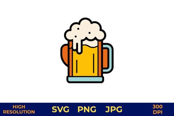 A Frothy Beer Mug Graphic: Beyond a Simple Illustration
