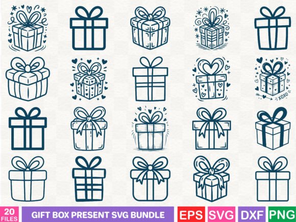 A Gift Box SVG Bundle Review for Editorial Graphics
