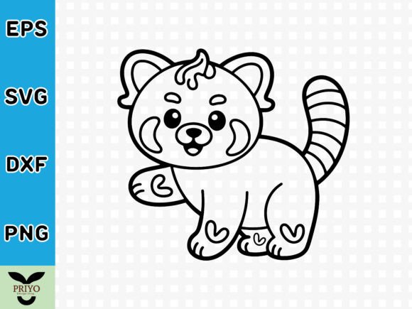 A Gingerbread Red Panda SVG Graphic: A Seller's First Look