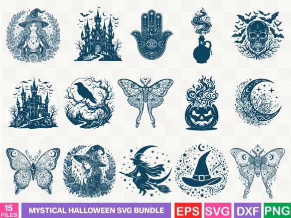 A Mystical Halloween SVG Bundle for Crafters and Designers