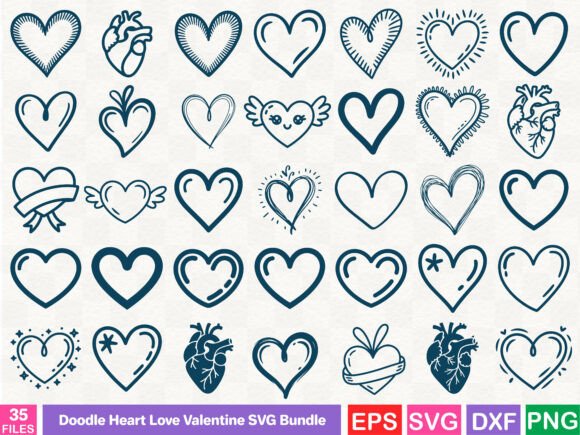 A Real-World Review of the Doodle Heart Love Valentine SVG Bundle