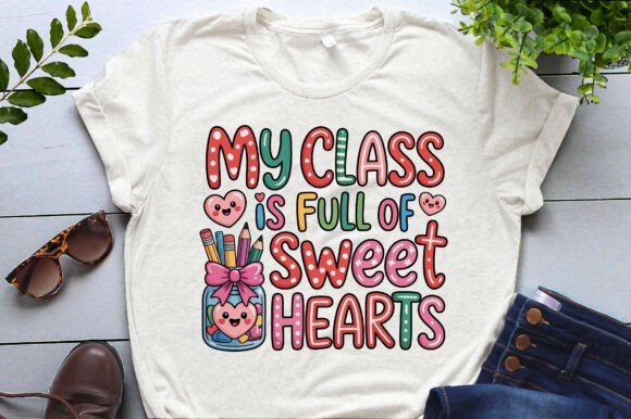A Teacher's Valentine Design That Stitches With Heart