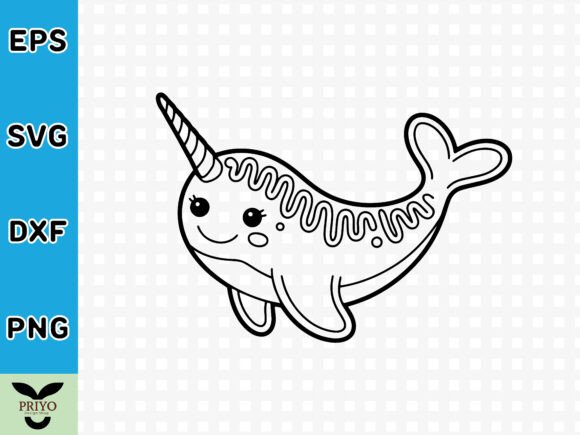 Crafting with Gingerbread Narwhal Graphics