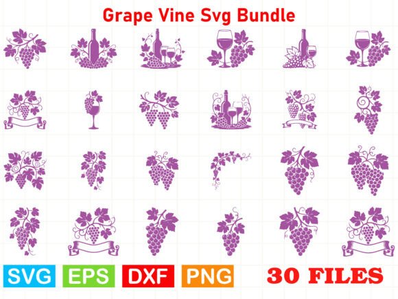 Grape Vine Graphics: Illustrations for Elegant Branding