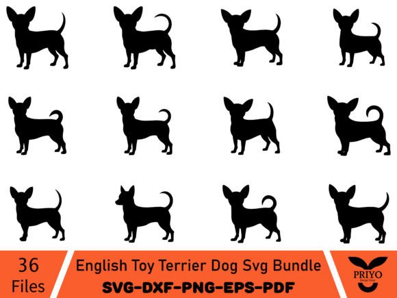 Handcrafting Joy with English Toy Terrier Dog Graphics