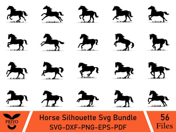 Horse Graphics for Elegant Brand Illustrations
