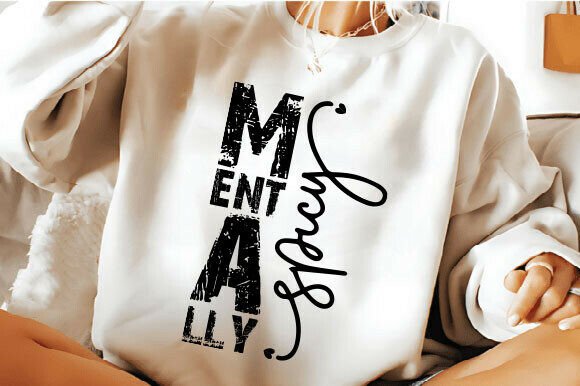 Mentally Spicy: A Playful Graphic for T-Shirt Designs