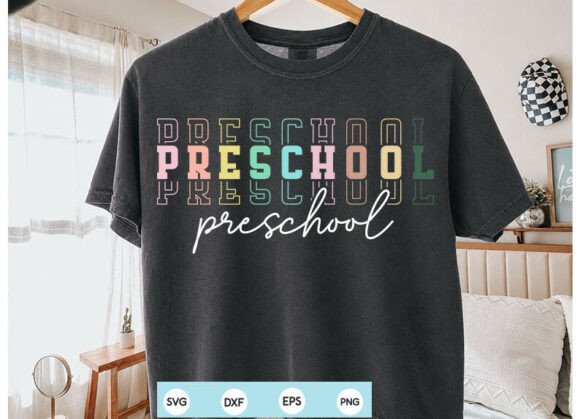 Preschool Teacher Graphics for T-Shirt Designs & Beyond