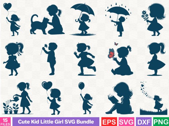 The Cute Kid Little Girl SVG Bundle: A Brand Designer's Review